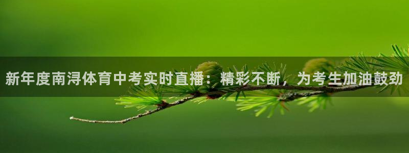新年度南浔体育中考实时直播：精彩不断，为考生加油鼓劲