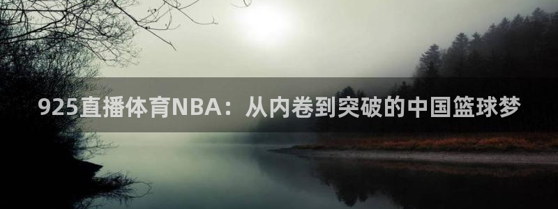 925直播体育NBA：从内卷到突破的中国篮球梦