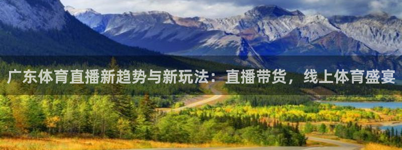 广东体育直播新趋势与新玩法：直播带货，线上体育盛宴