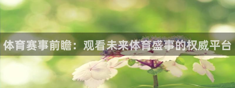 体育赛事前瞻：观看未来体育盛事的权威平台